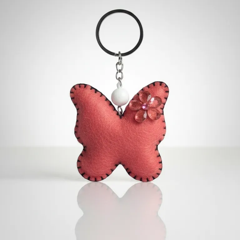 Kelebek Anahtarlık Charm