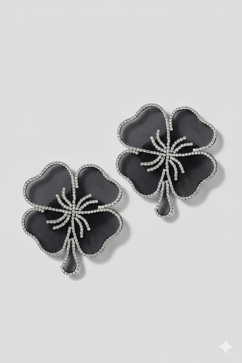 Kristal Taş Detaylı Tül Sunum Peçetesi (2’li Set)