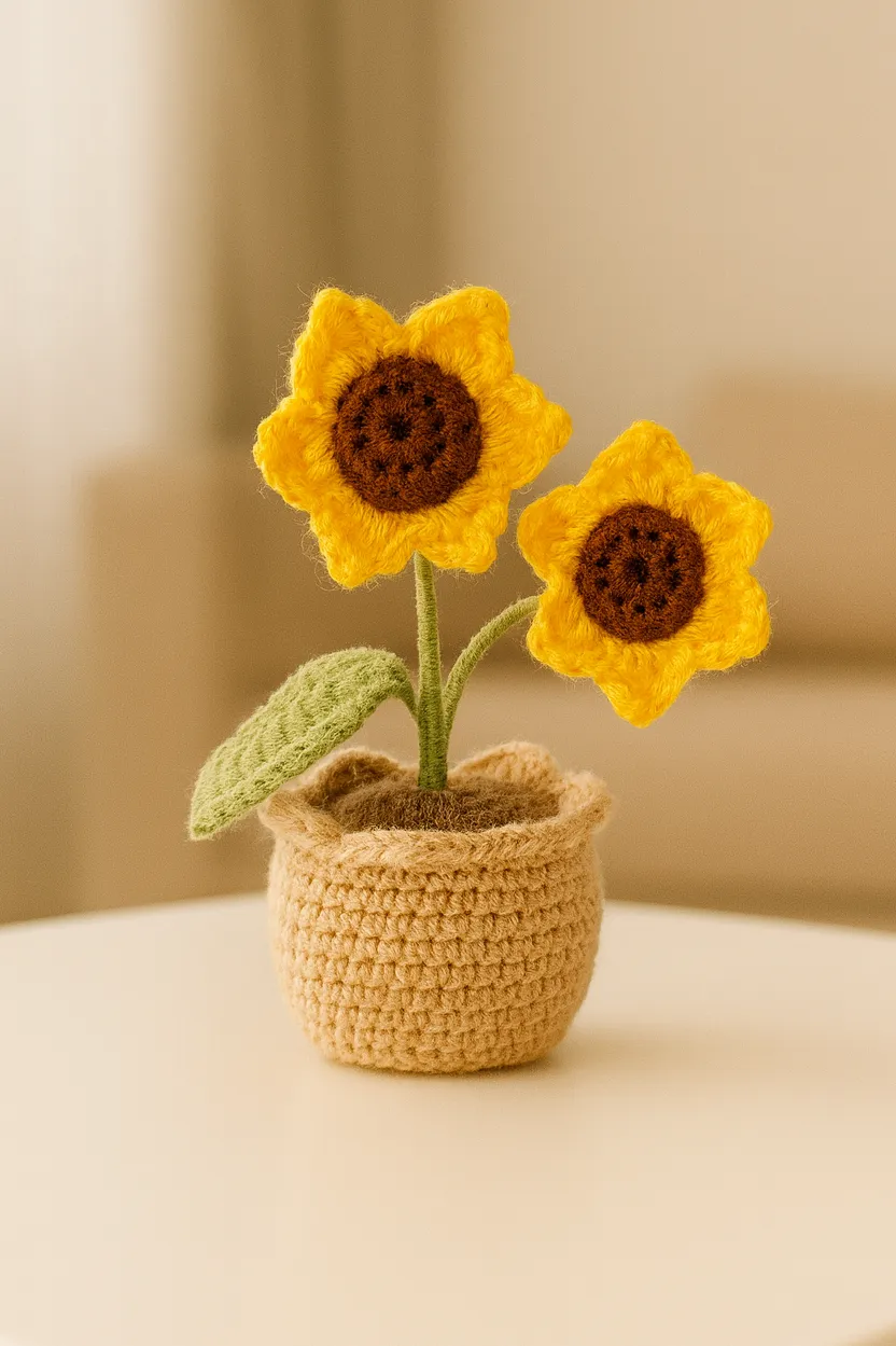 Sunflower Pot Set of 2
