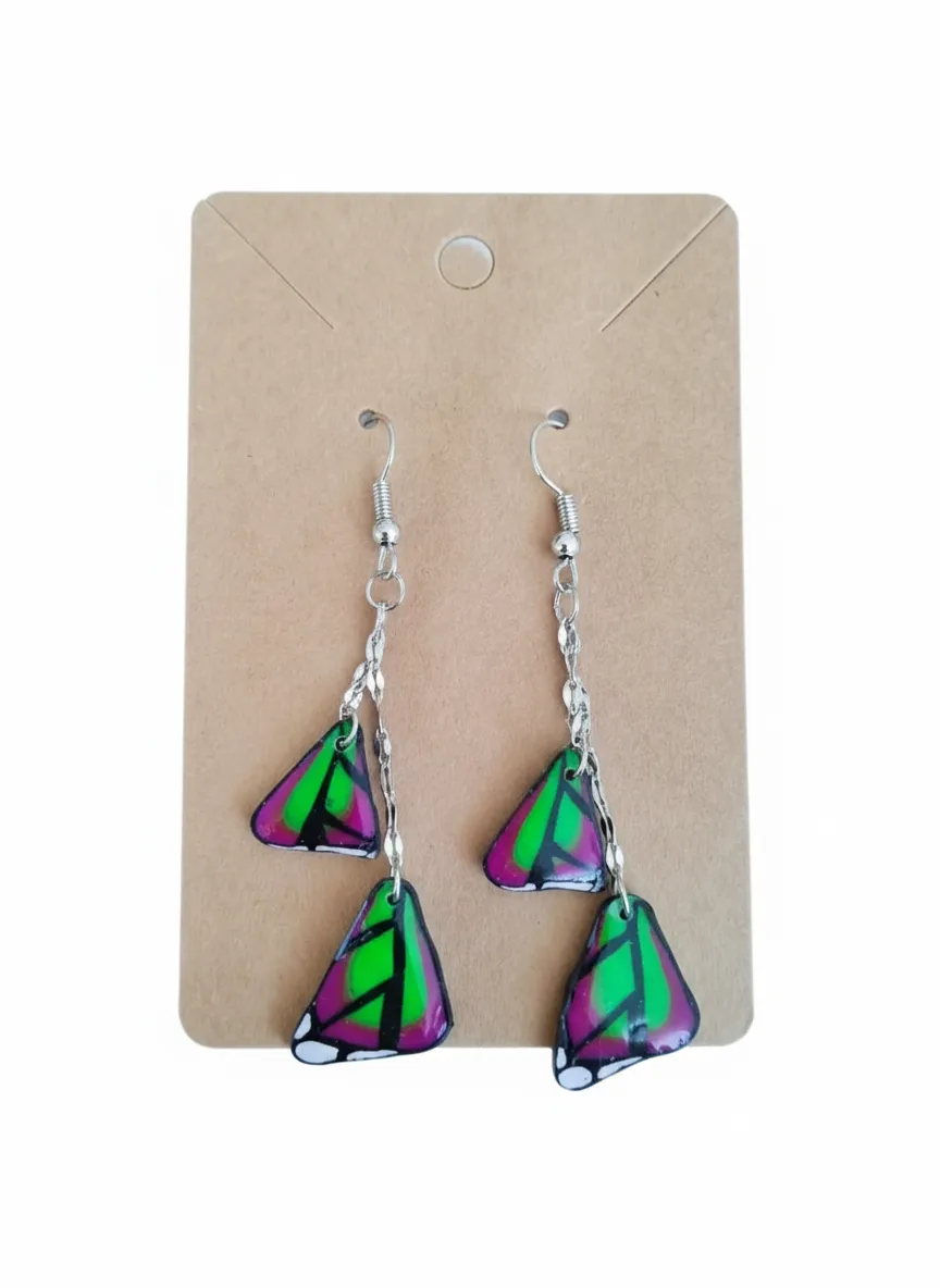 Kelebek Kanadı Sallantılı Küpe