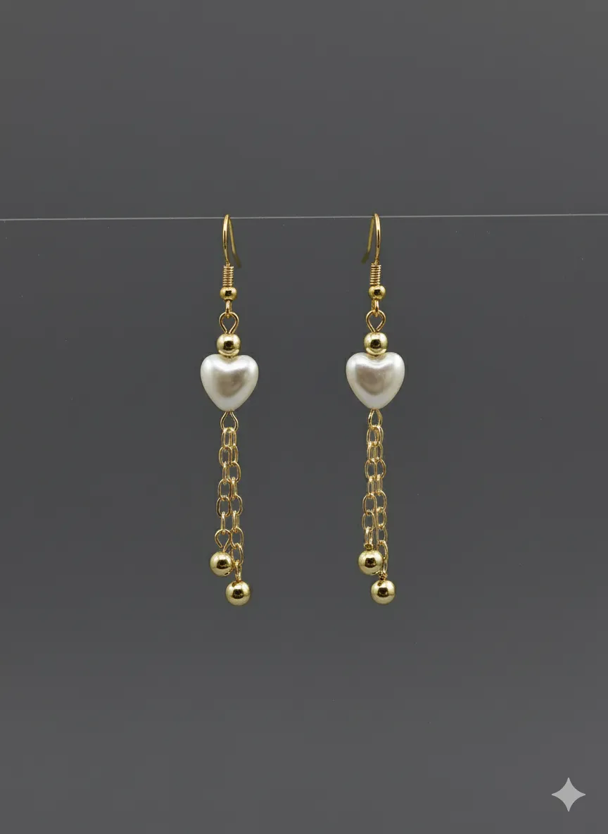 Kalpli Zincirli Küpe