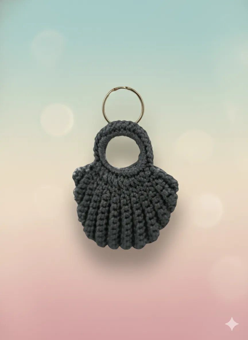 Simli gri anahtarlık