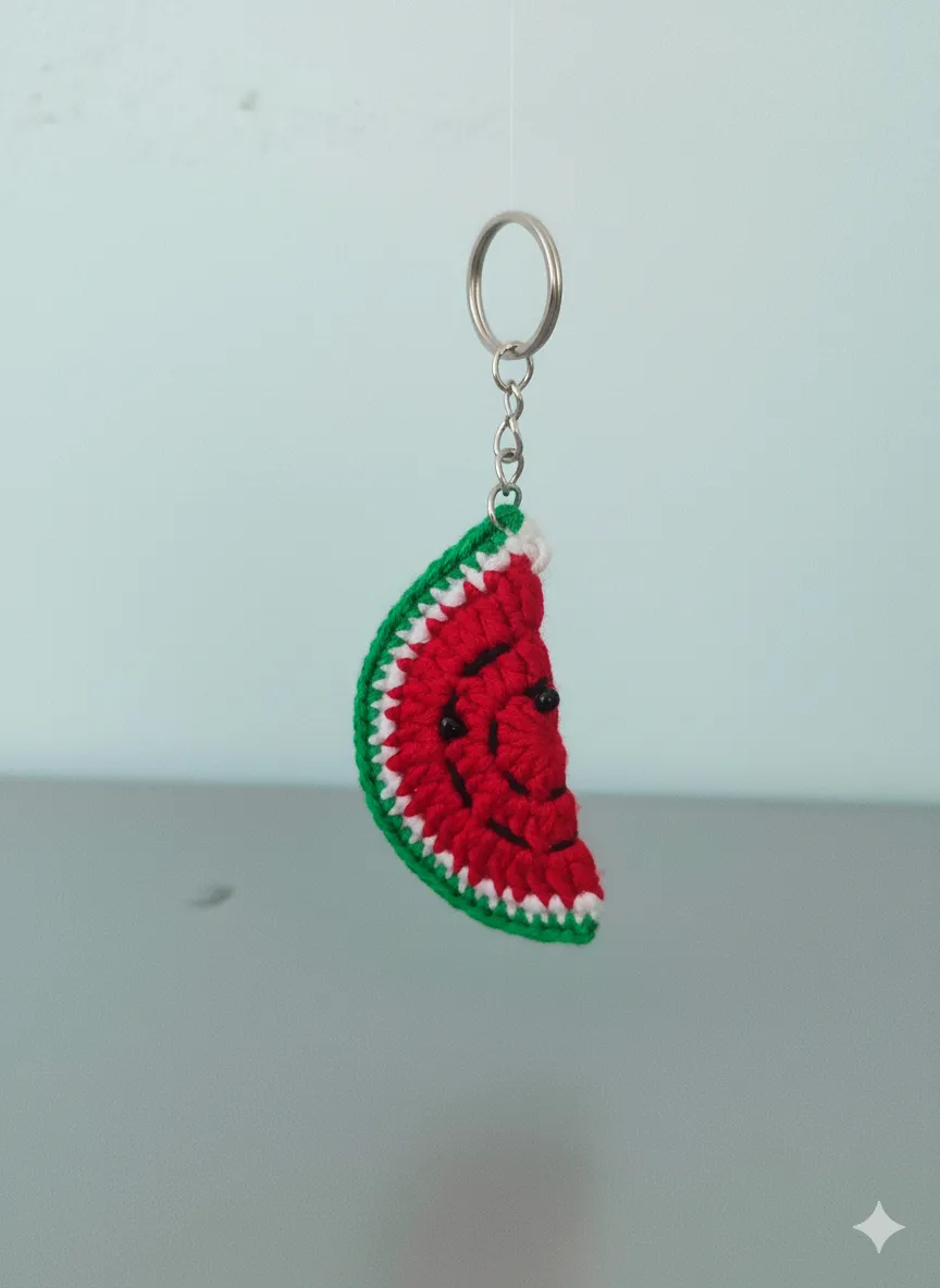 Karpuz Dilimi Anahtarlık