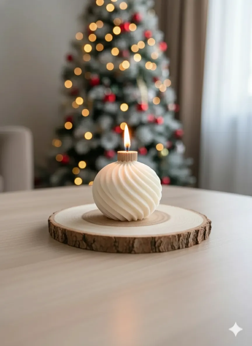 Dekoratif Formlu Kokulu Mum