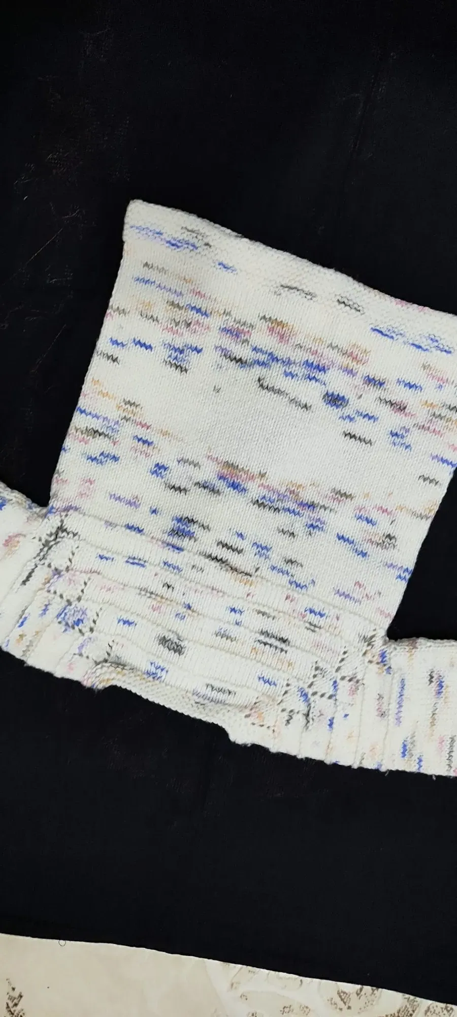 Çocuk Örgü Hırka - Desenli, Düğmeli, 2-3 Yaş - El Örgüsü