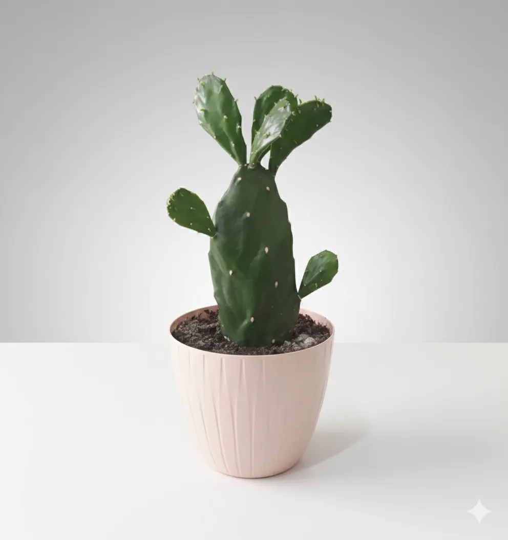 Kaynana Dili Kaktüsü – Saksılı Canlı Kaktüs | Dayanıklı & Kolay Bakımlı Dekoratif Bitki